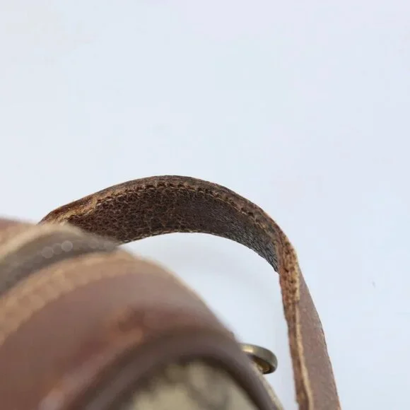 GUCCI GG Supreme Clutch Bag PVC Leather Beige Gold 014 58 6086 Auth bs31128 - Picture 7 of 16